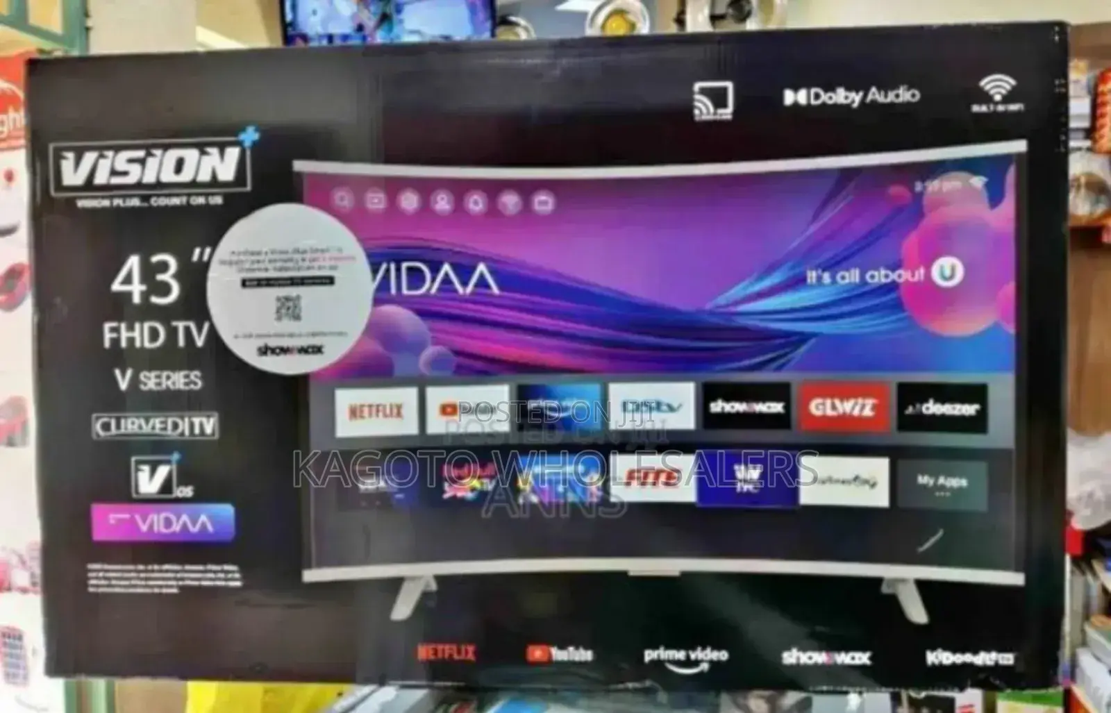 Vision 43inch Vidaa Smart Tv