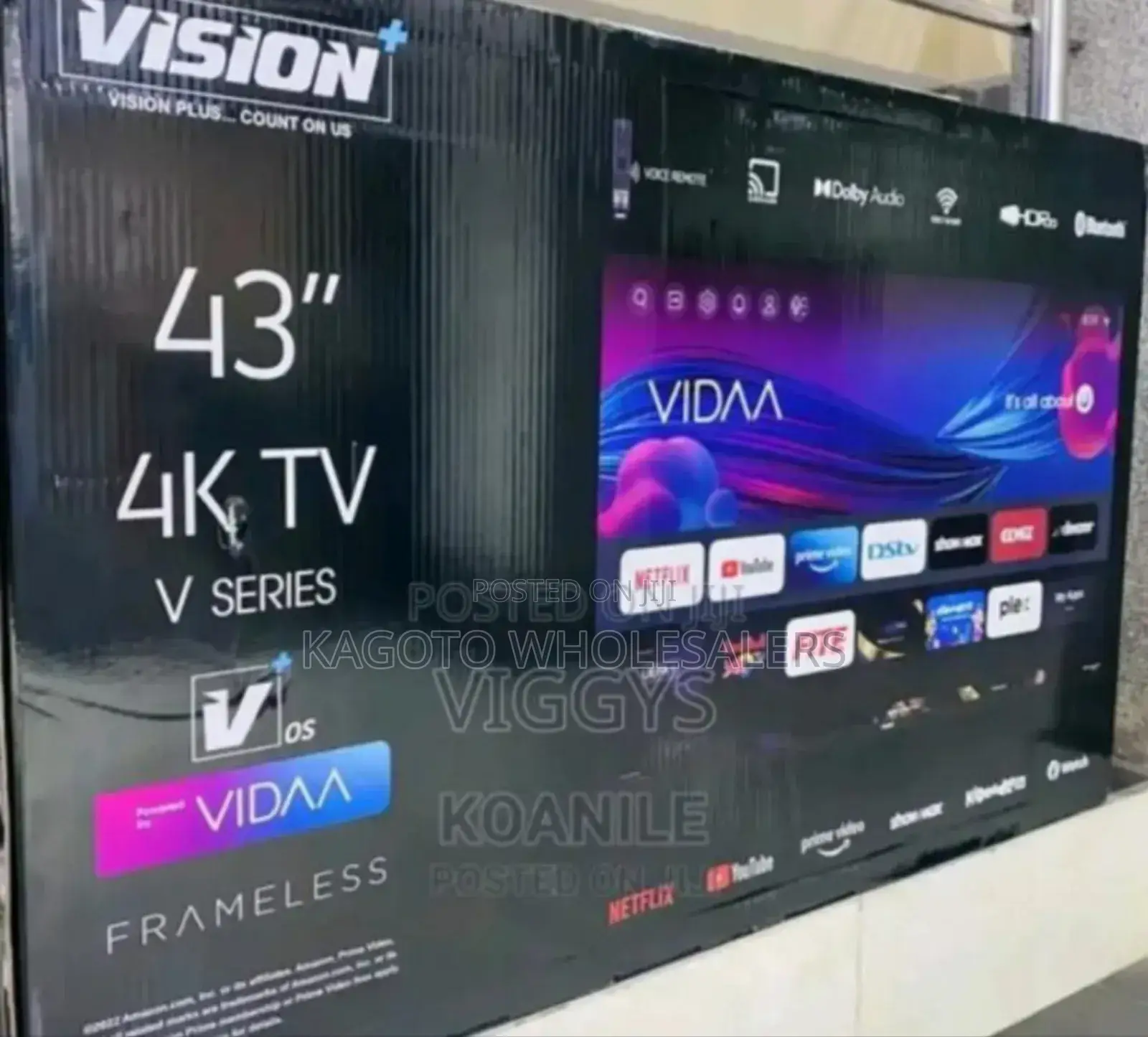 Vision 43inch Vidaa Smart Tv