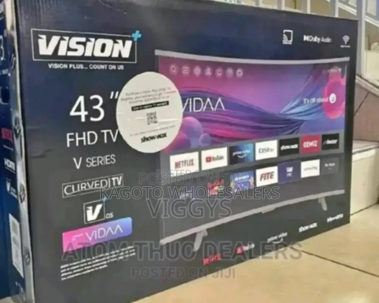 Vision 43inch Vidaa Smart Tv