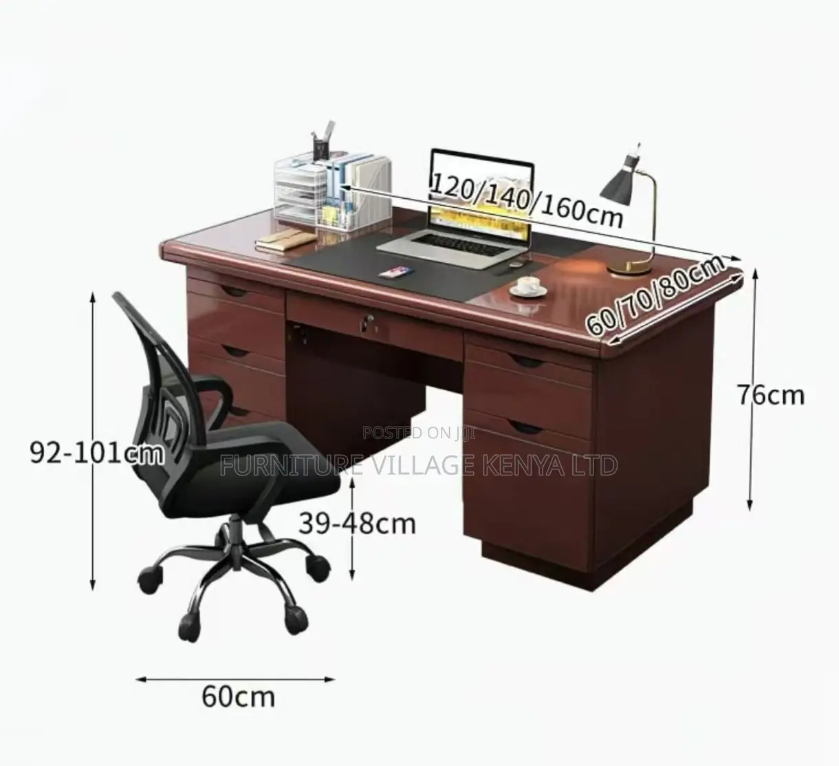Office Desk; 1.4m Executive Office Desk