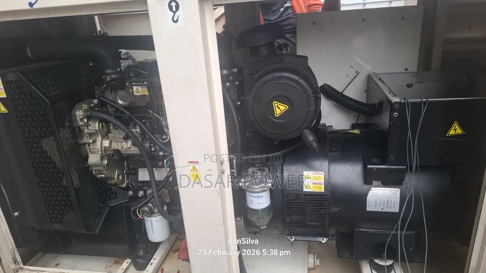 100kva Perkins Silent Generator.