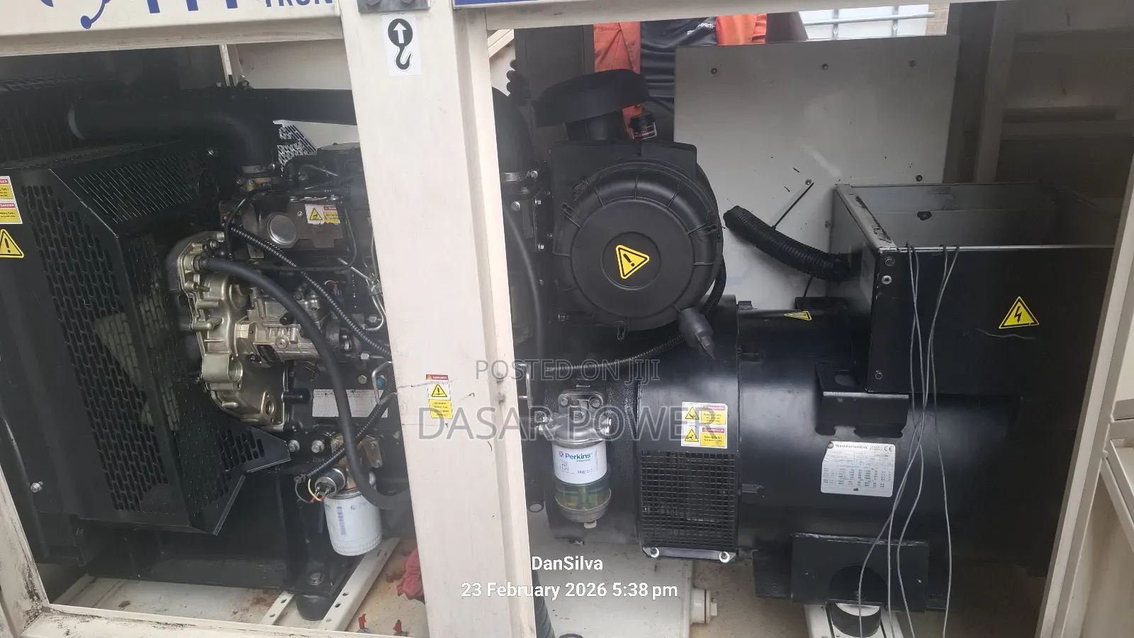 100kva Perkins Silent Generator.