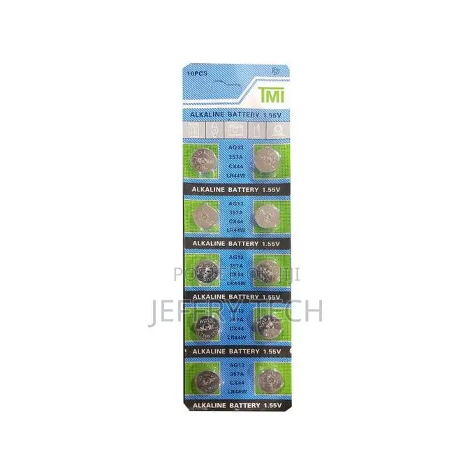 Tmi Lr44 Alkaline Battery - 1.55v - 10 Pieces