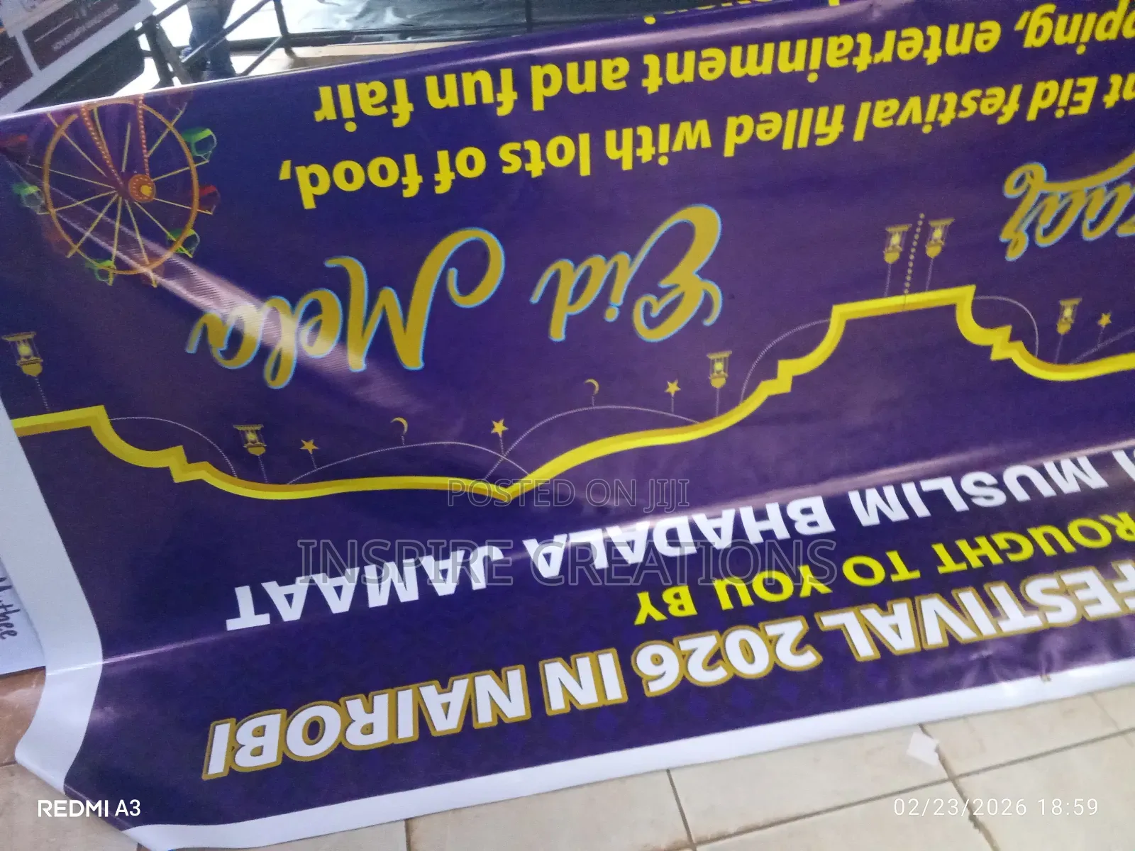 Billboard Size Banners Printing Services Available;