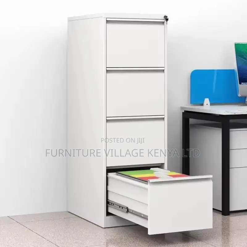 Office Cabinet; 4-drawers Office Filing Cabinet With Locking Bar