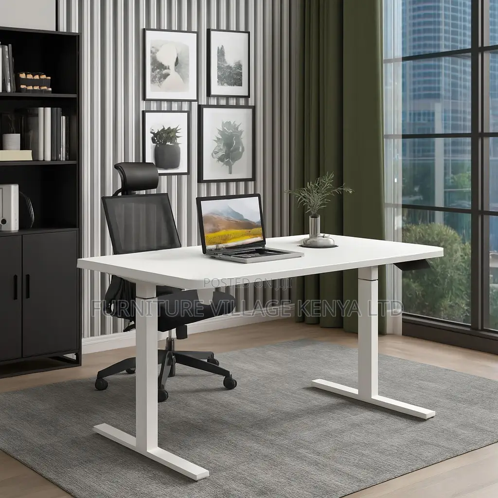 Office Desk; 160cm Height Adjustable Electric Standing Desk