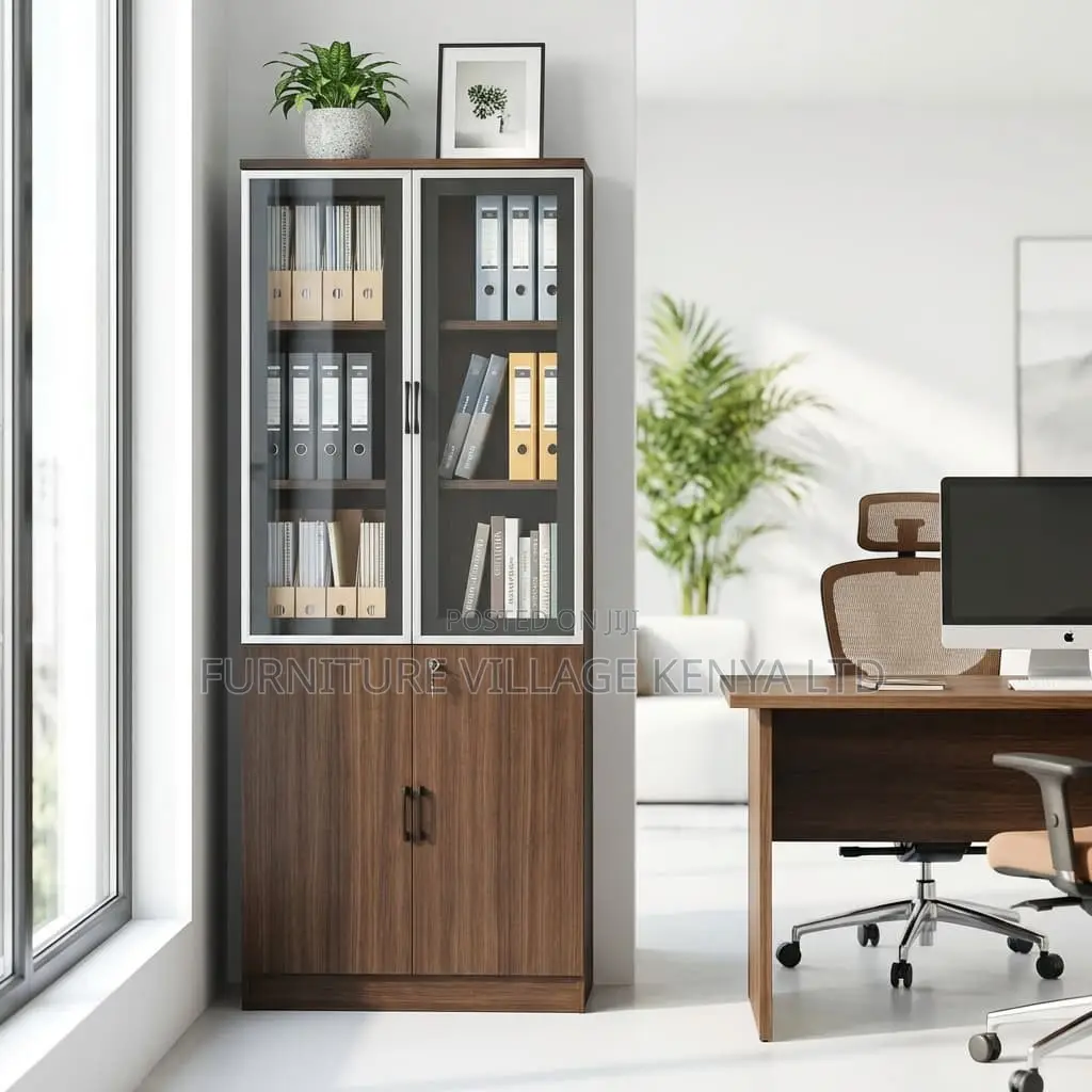 Office Cabinet; Modern Wood Office Storage Cabinet