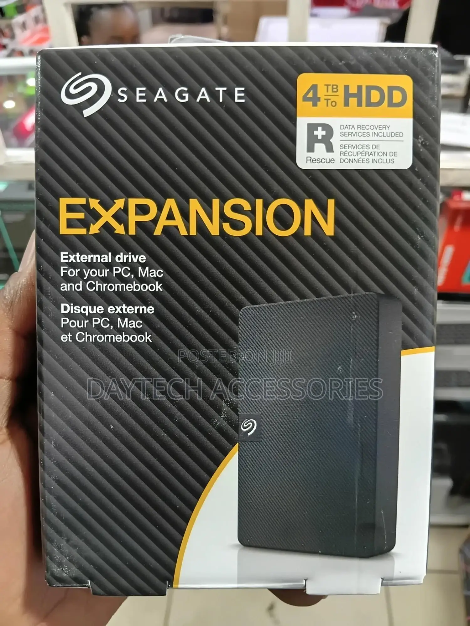 Seagate Expansion Portable External Hard Disk Drive-4tb