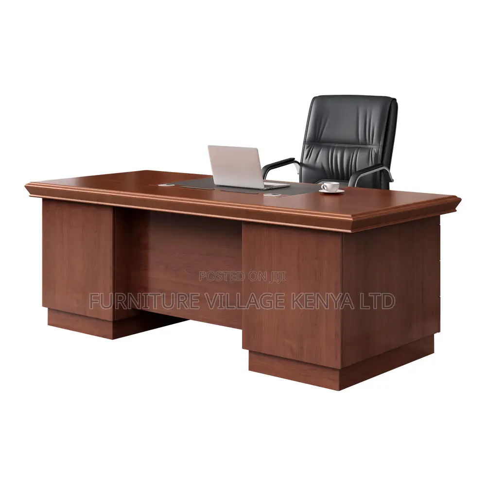 Office Desks: 1400mm Executive Office Desk With Drawers