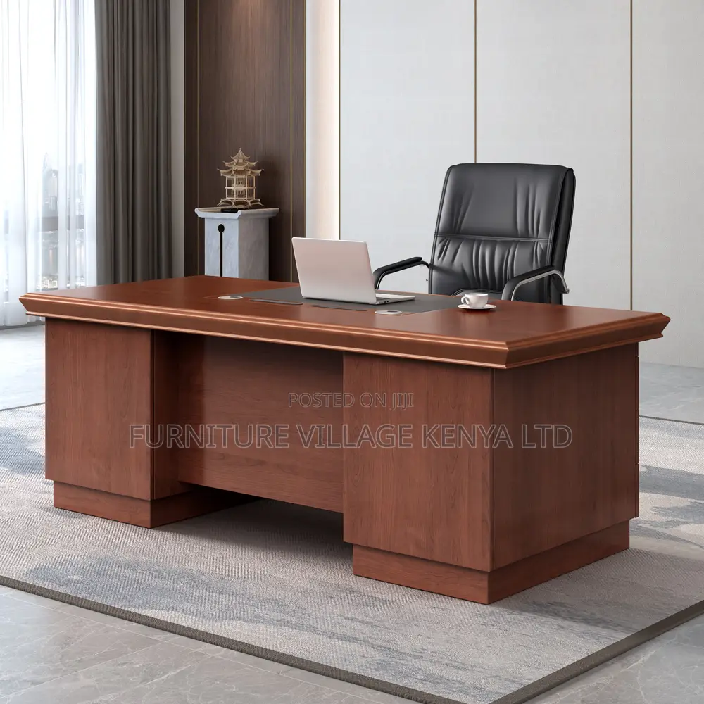 Office Desks: 1400mm Executive Office Desk With Drawers