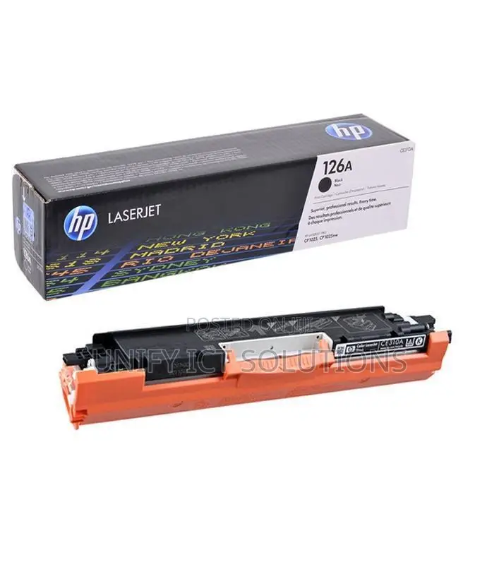 Hp 126a Black Original Laserjet Toner Cartridge