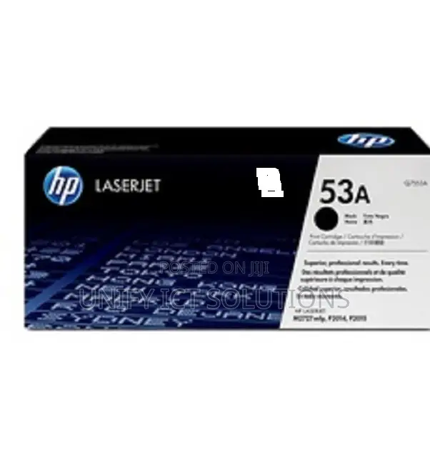 Hp 53a Black Original Laserjet Toner Cartridge