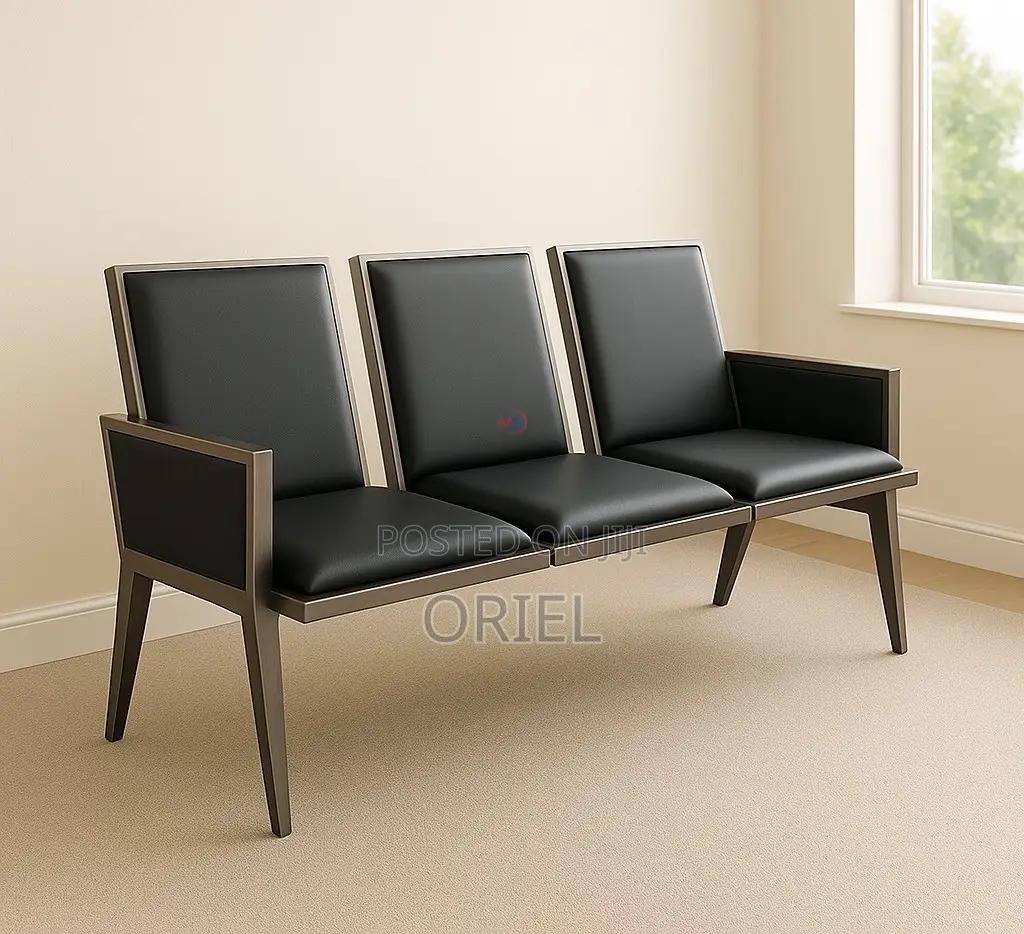 3-Seater Office Bench : Corporate Lobby Office Bench