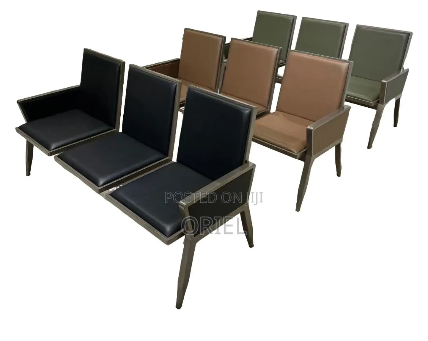 3-Seater Office Bench : Corporate Lobby Office Bench