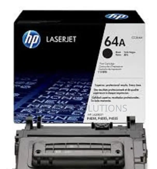 Hp 64a Black Original Laserjet Toner Cartridge