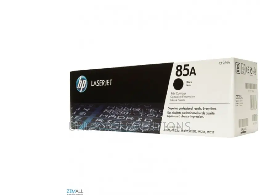 Hp 85a Black Original Laserjet Toner Cartridge