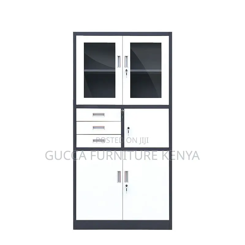 Imported 2-door Metallic File Cabinet With Safe Box