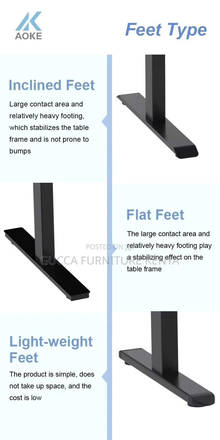 1400mm Height-adjustable Office Desk
