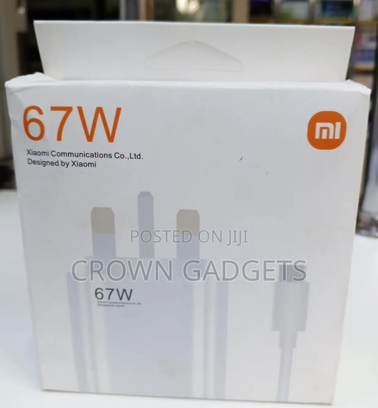 67w Turbo Fast Wall Charger for Xiaomi Redmi Poco Phones
