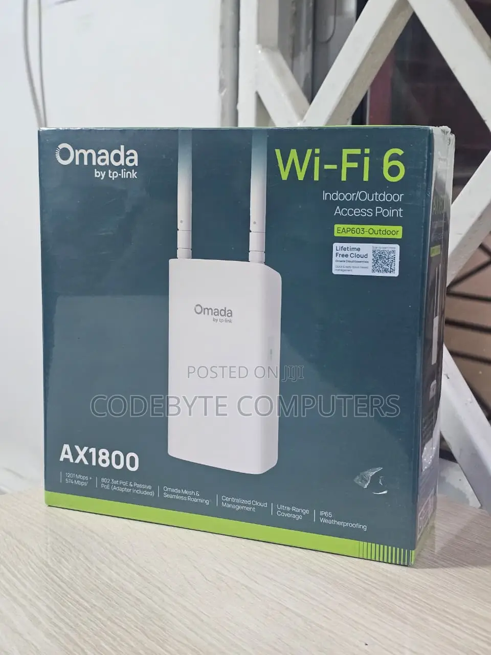 Tp-link Eap603-outdoor Ax1800 Wifi 6 Access Point