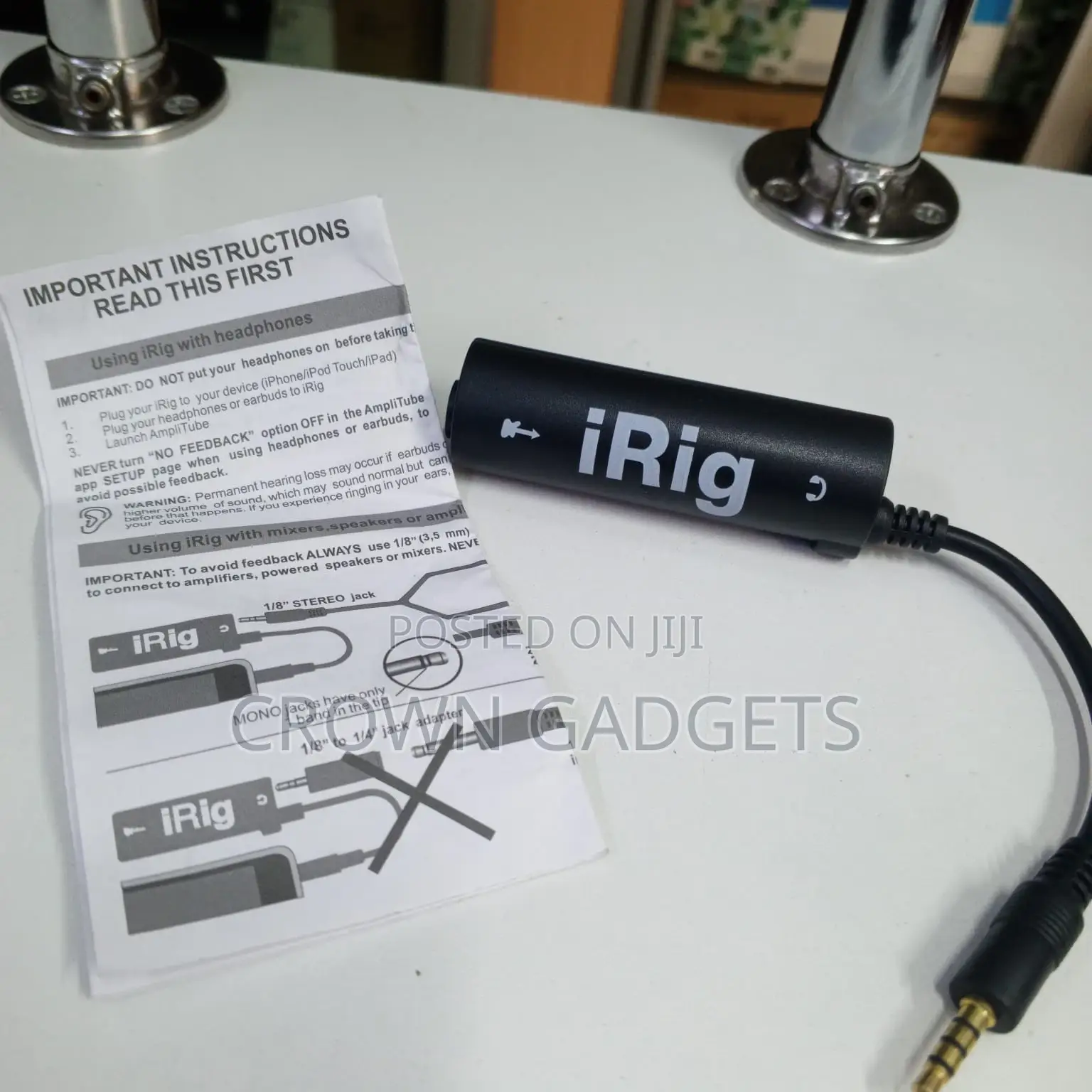 Irig Mobile Guitar Interface for iPhone, iPad Android