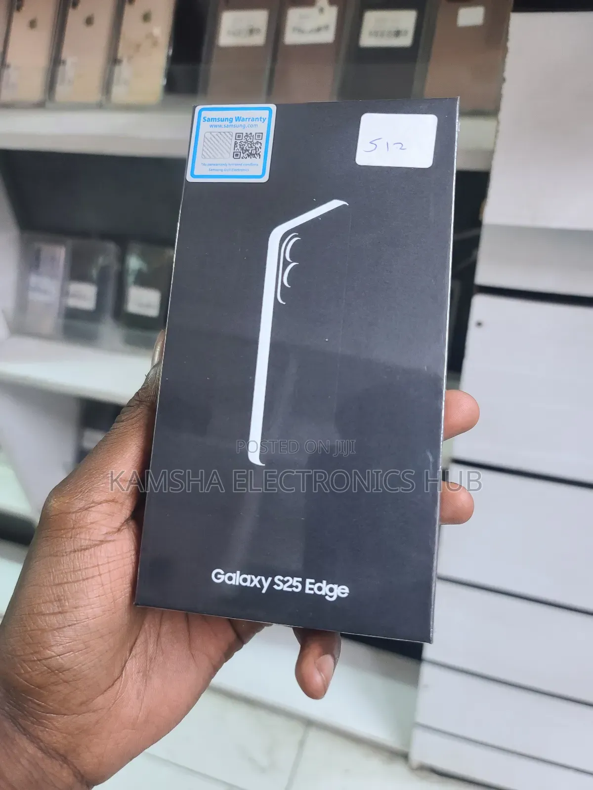 New Samsung Galaxy S25 Edge 512 GB Black