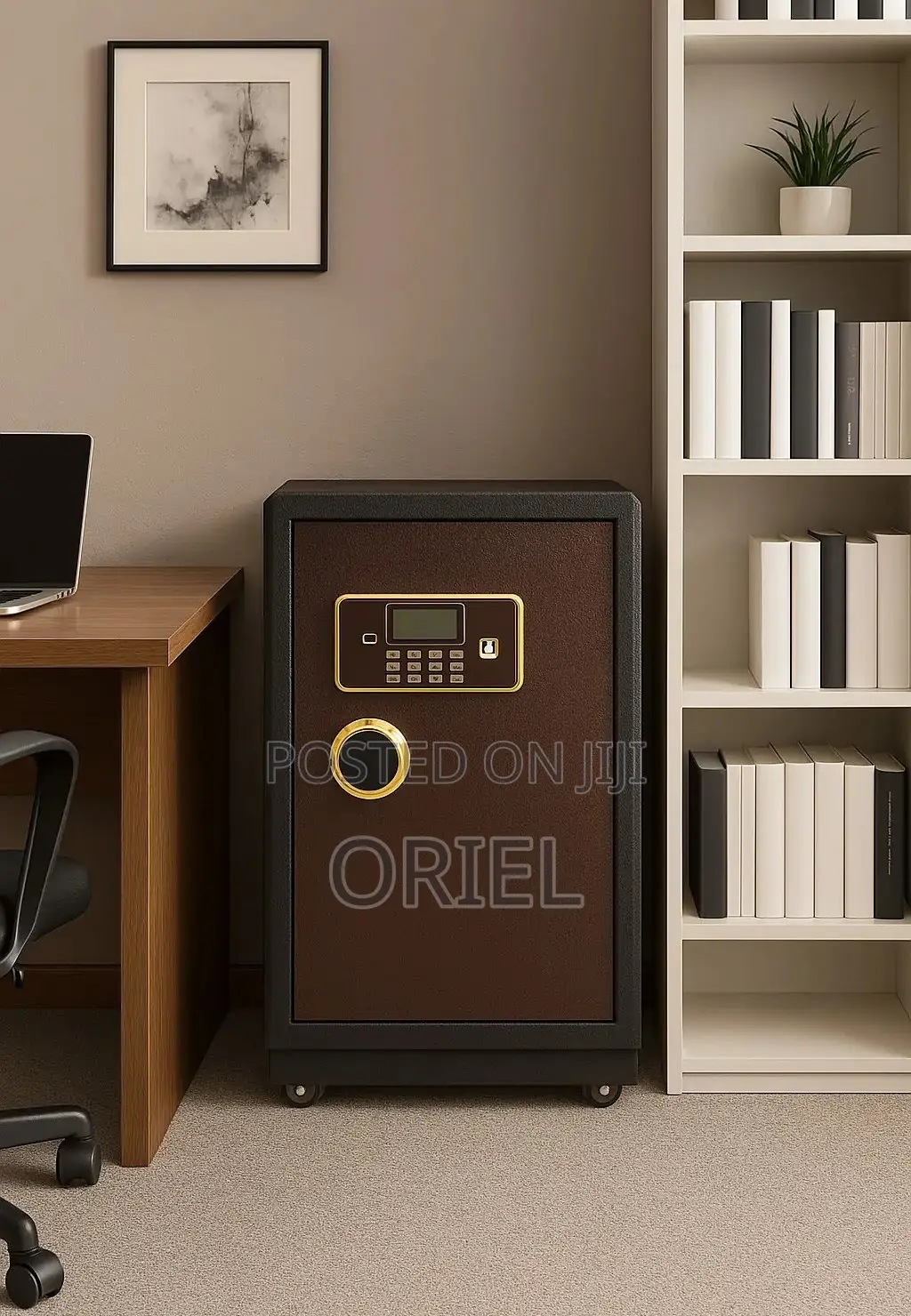 Office Digital Safe : 80kgs Fireproof Security Safe