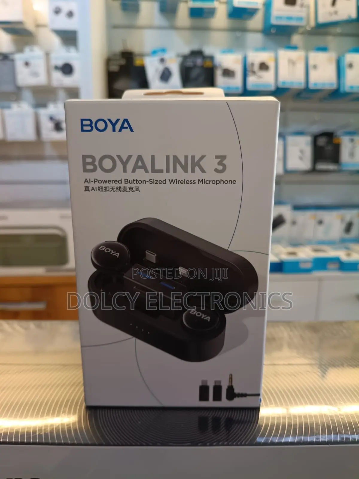 Boyalink 3-02 Ai-powered Button Size Wireless Microphone
