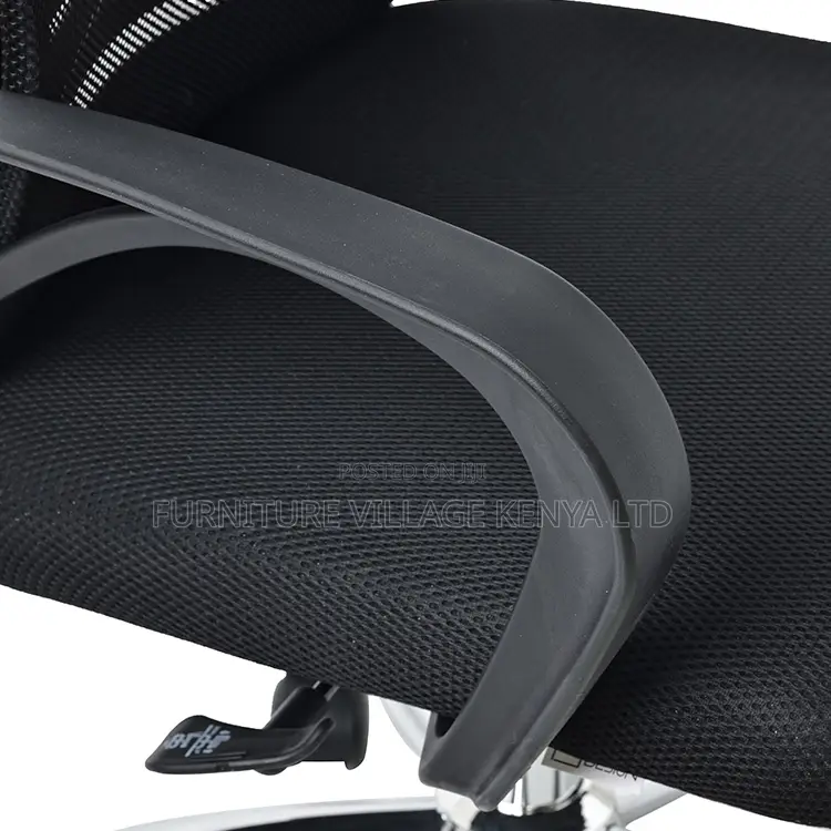 Taccio Chairs: Mid-back Ergonomic Mesh Office Chair In Black
