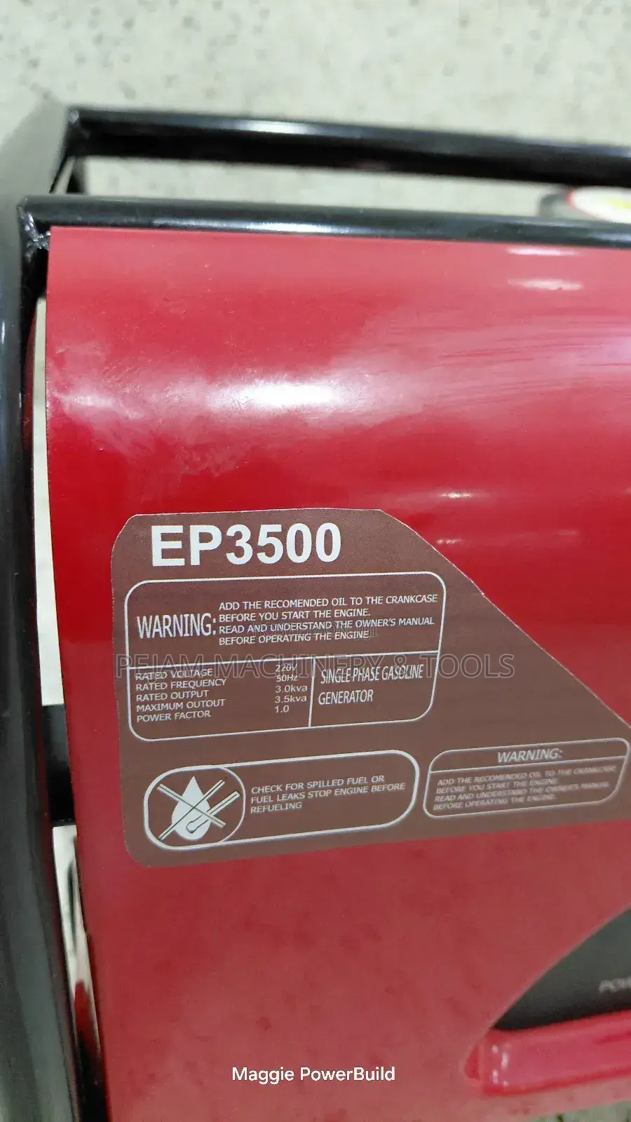 Honda Ep3500 3.5kva Portable Petrol Generator
