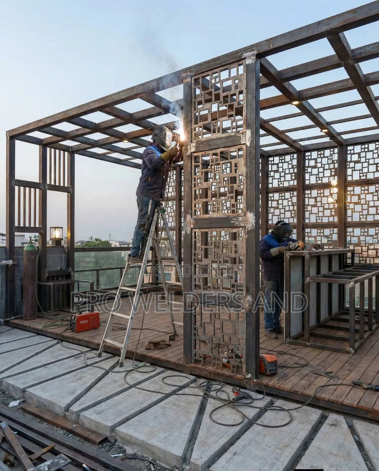 Heavy Duty Steel Pergolas – Outdoor Shade Solutions