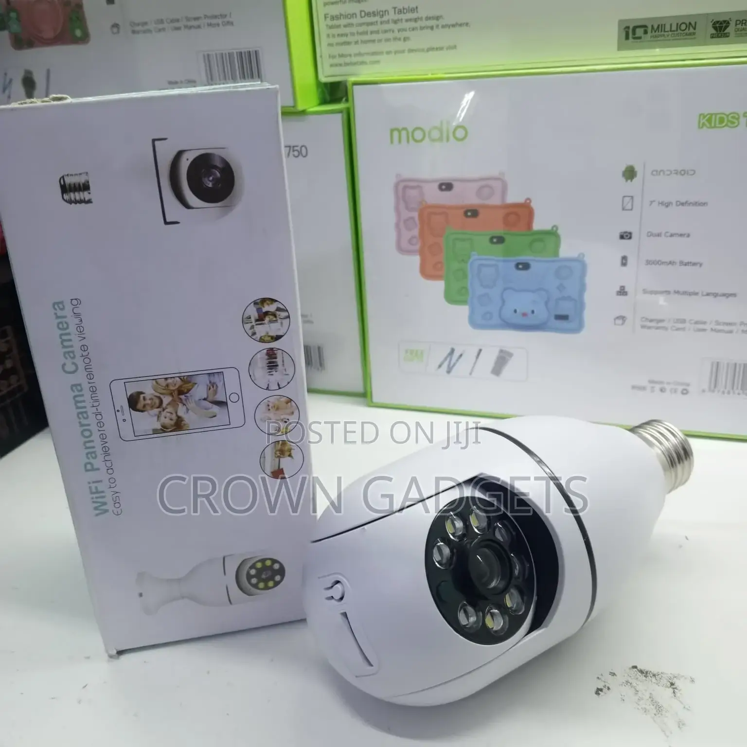 1080p Wifi Bulb Security Camera 360° Panoramic View