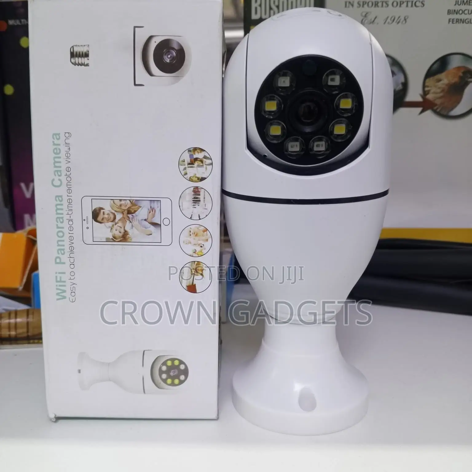 Smart E27 Wifi Light Socket CCTV Camera With Audio