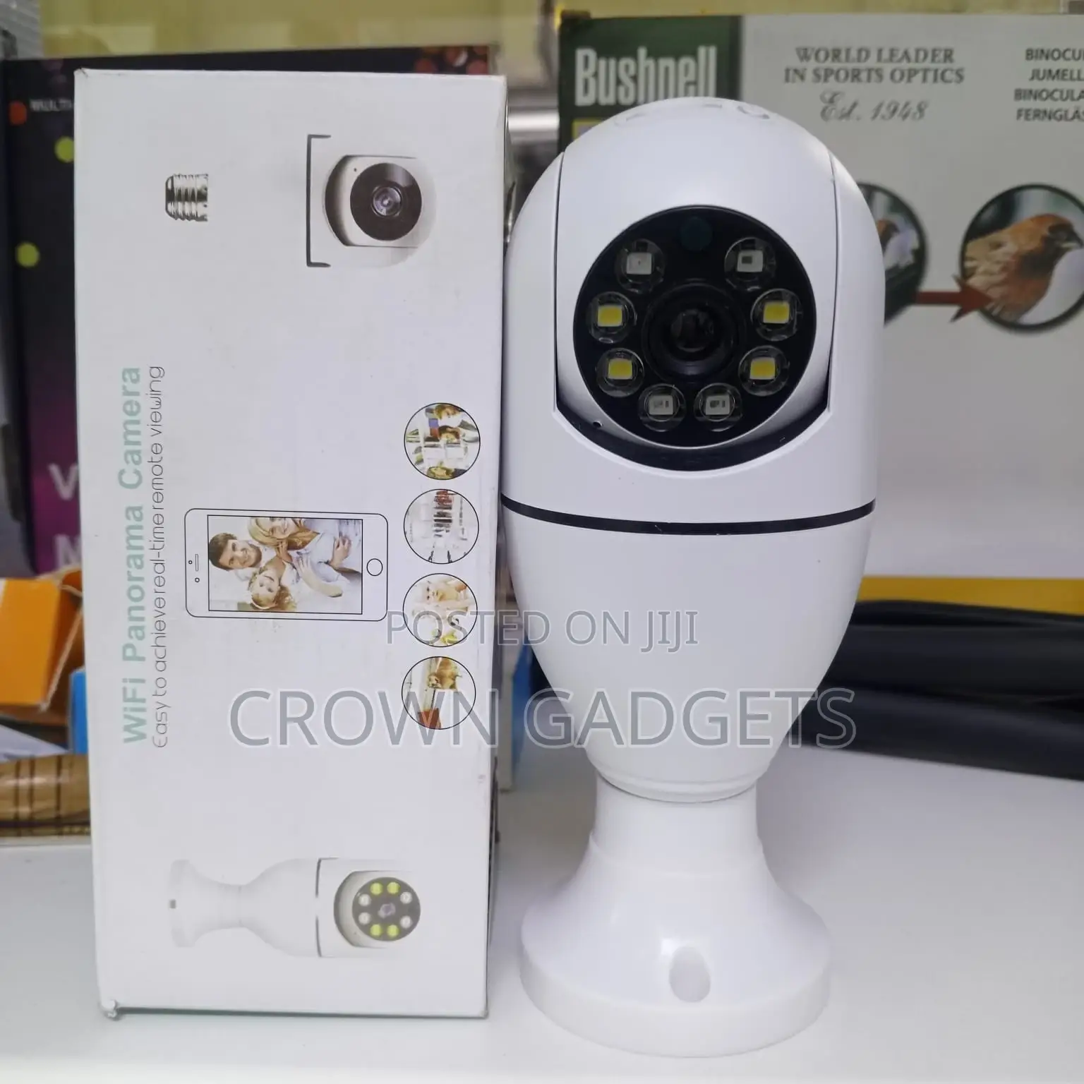 Smart E27 Wifi Light Socket CCTV Camera With Audio