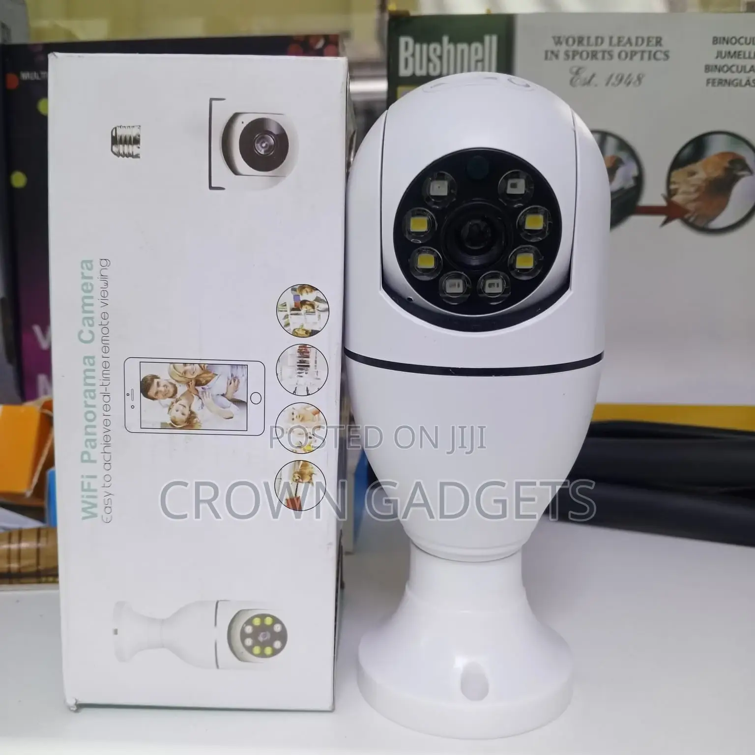 Smart E27 Wifi Light Socket CCTV Camera With Audio