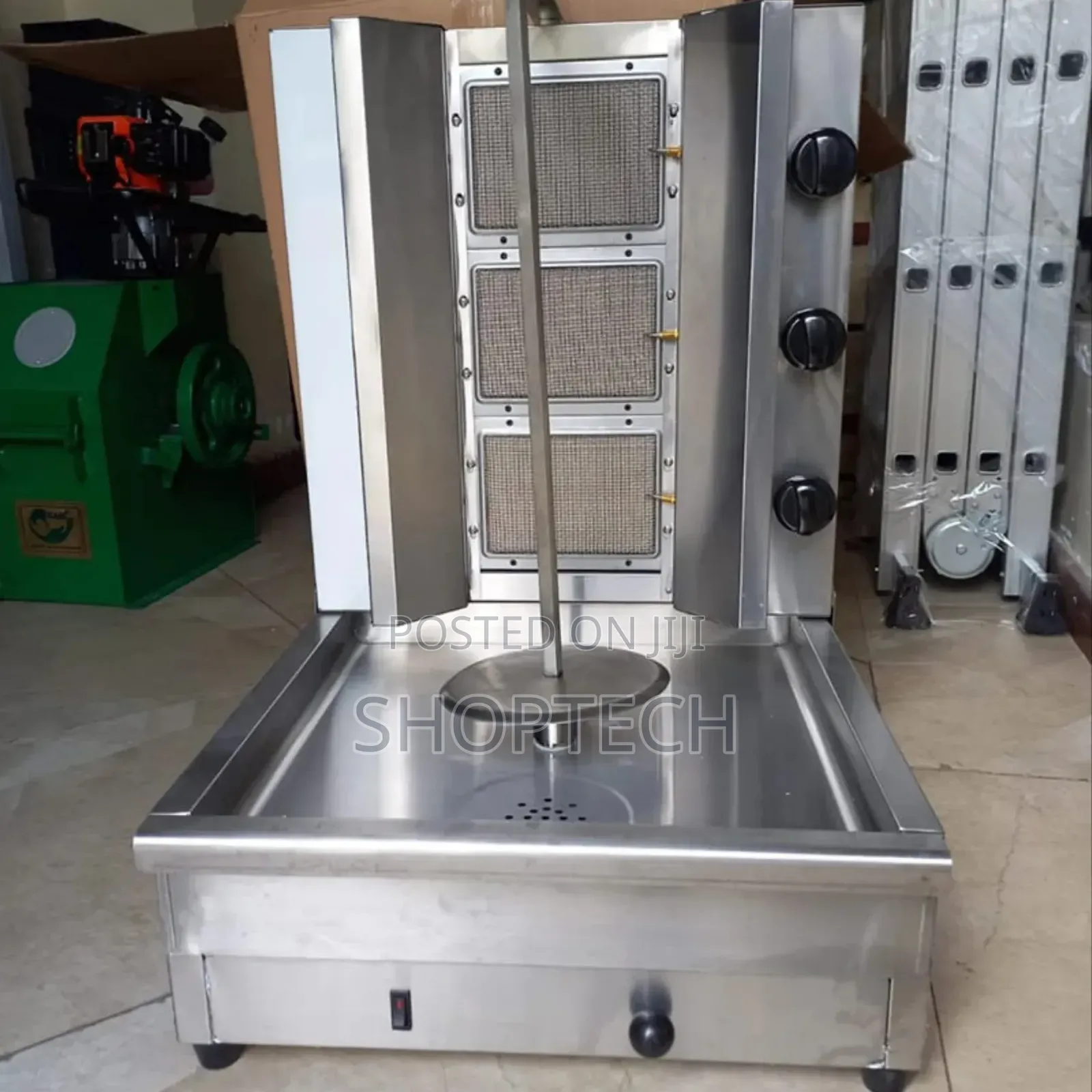 Commercial Shawarma 3 Gas Burner Machine