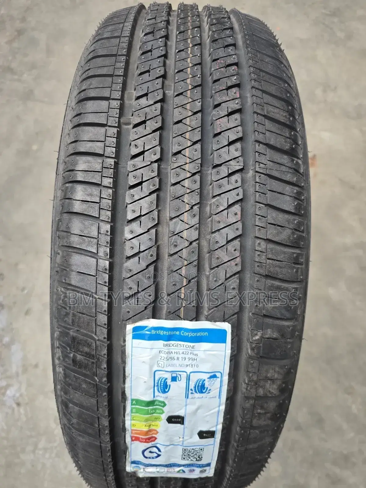 225 /55 R19 Bringstone Tyres (Ecopia)