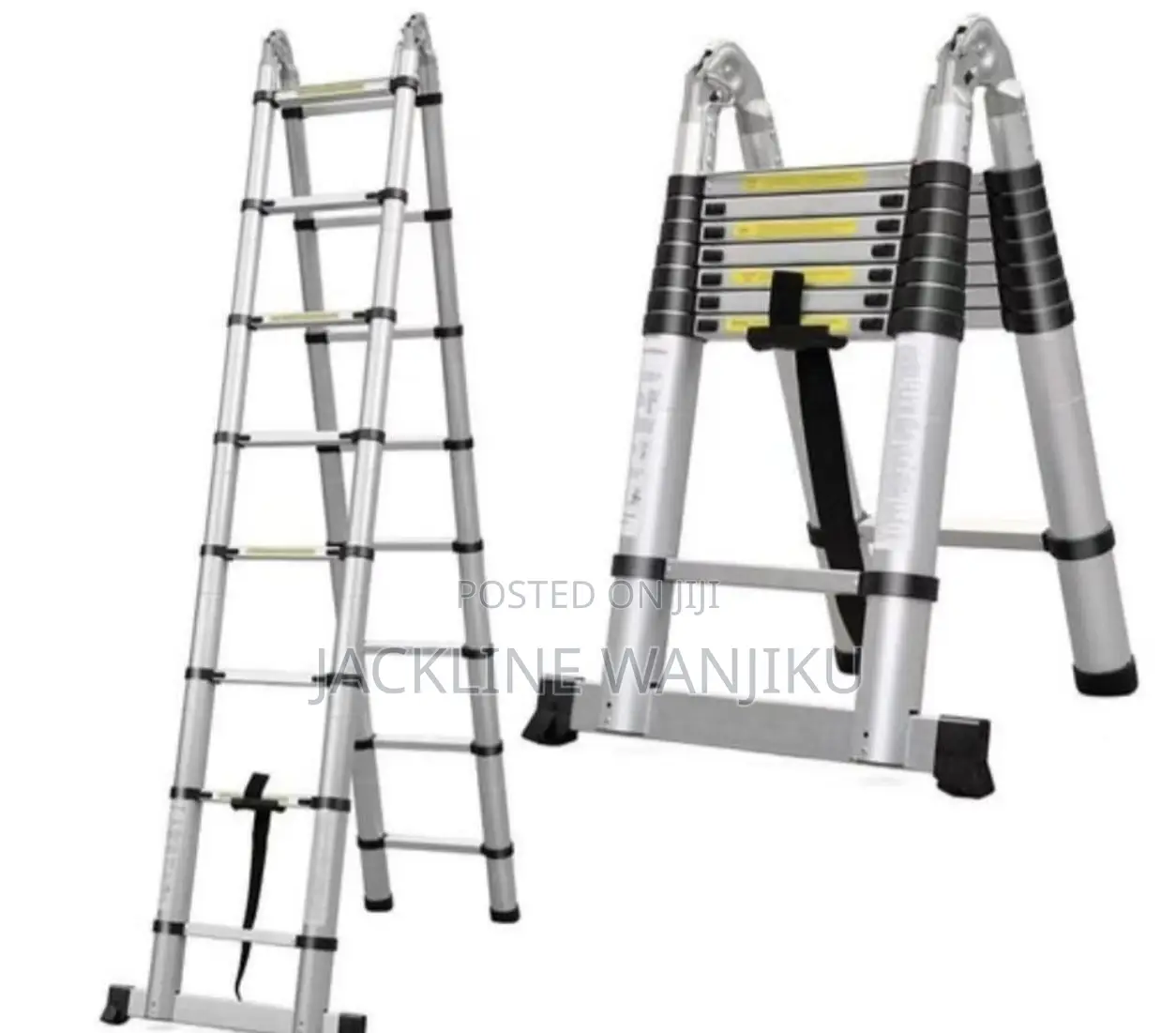 Double Sided Telescopic Ladder/ New Aluminum Telescopic Ladder