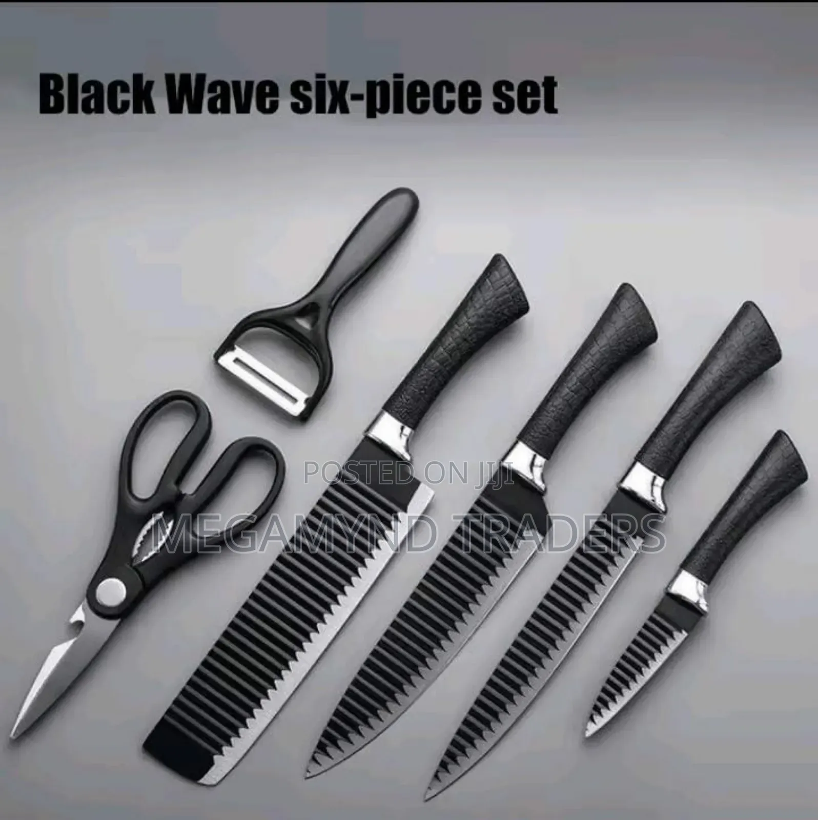 6pc Kitchen Knife Set / Non-Stick Knife Set