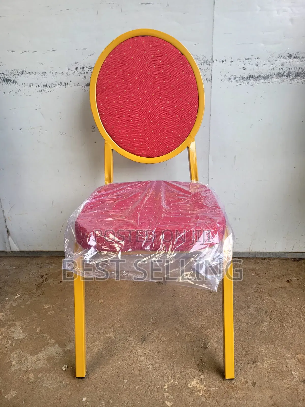 New Arrivals Red Banquet Chairs