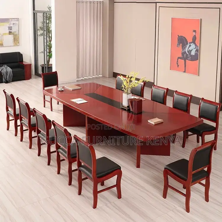 3-meters Mahogany Office Conference Table