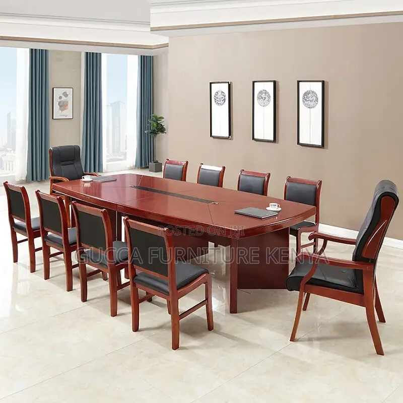 3-meters Mahogany Office Conference Table