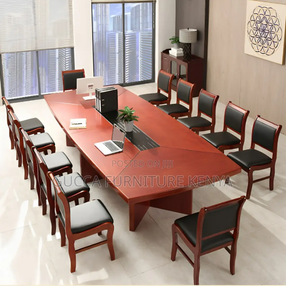 3-meters Mahogany Office Conference Table
