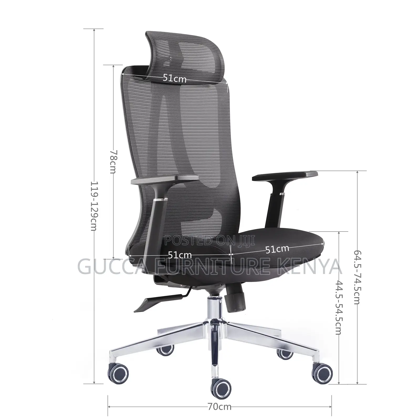 Ergonomic High-back Mesh Study Desk Chair