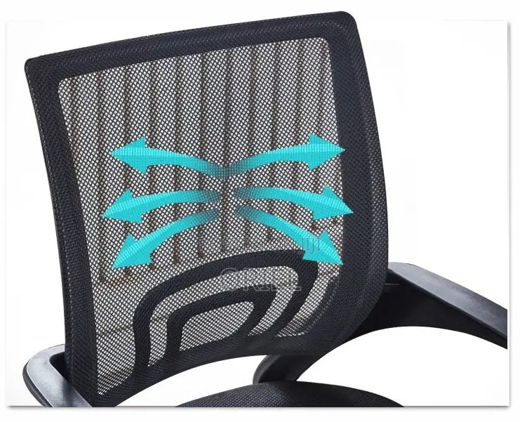 Office Chairs; Mesh Back Task Chair for Clerical Work