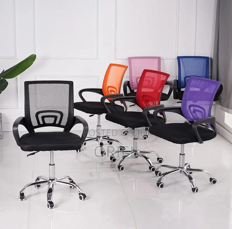 Office Chairs; Mesh Back Task Chair for Clerical Work