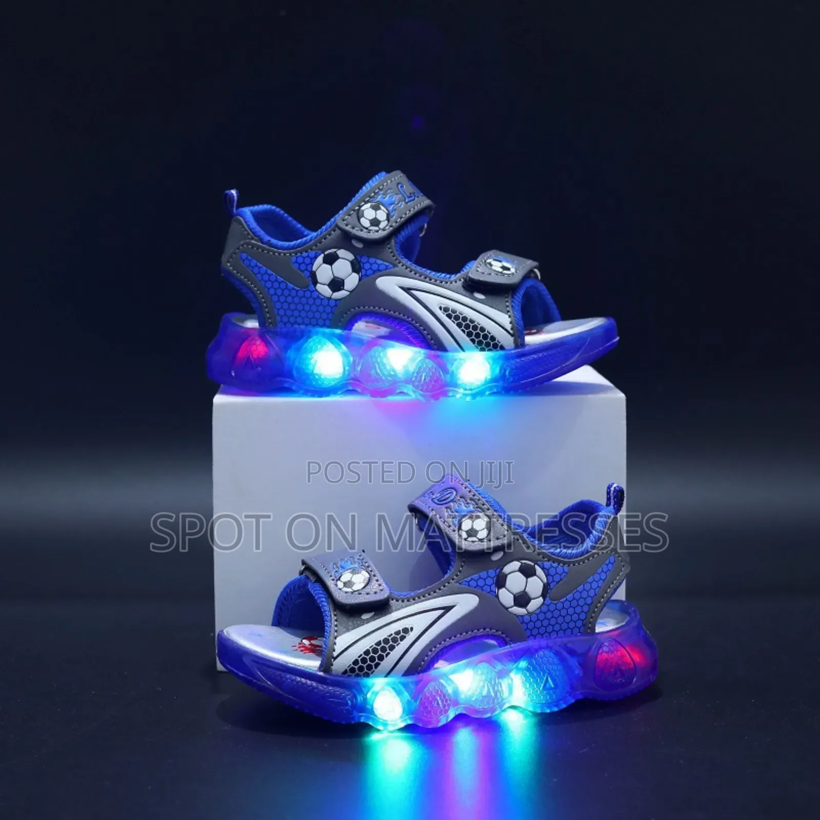 Boys Led Open Shoes. Sizes 21-30. Delivery Services Available.