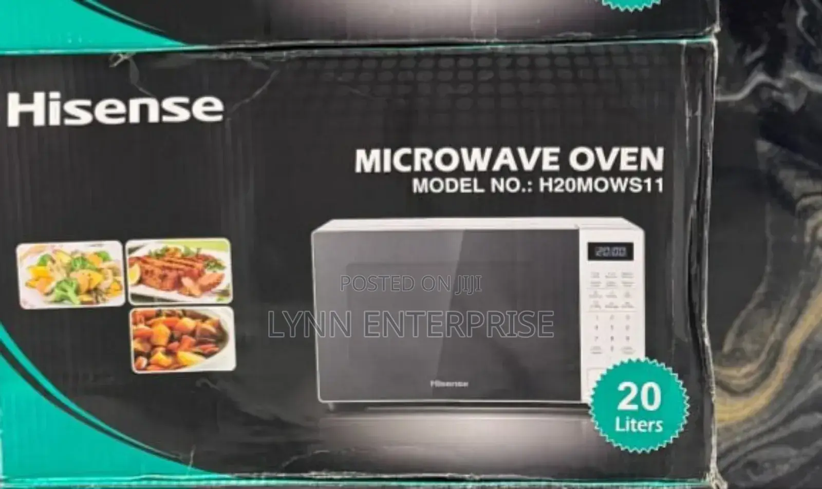 Hisense Black Digital Microwave at 7800
