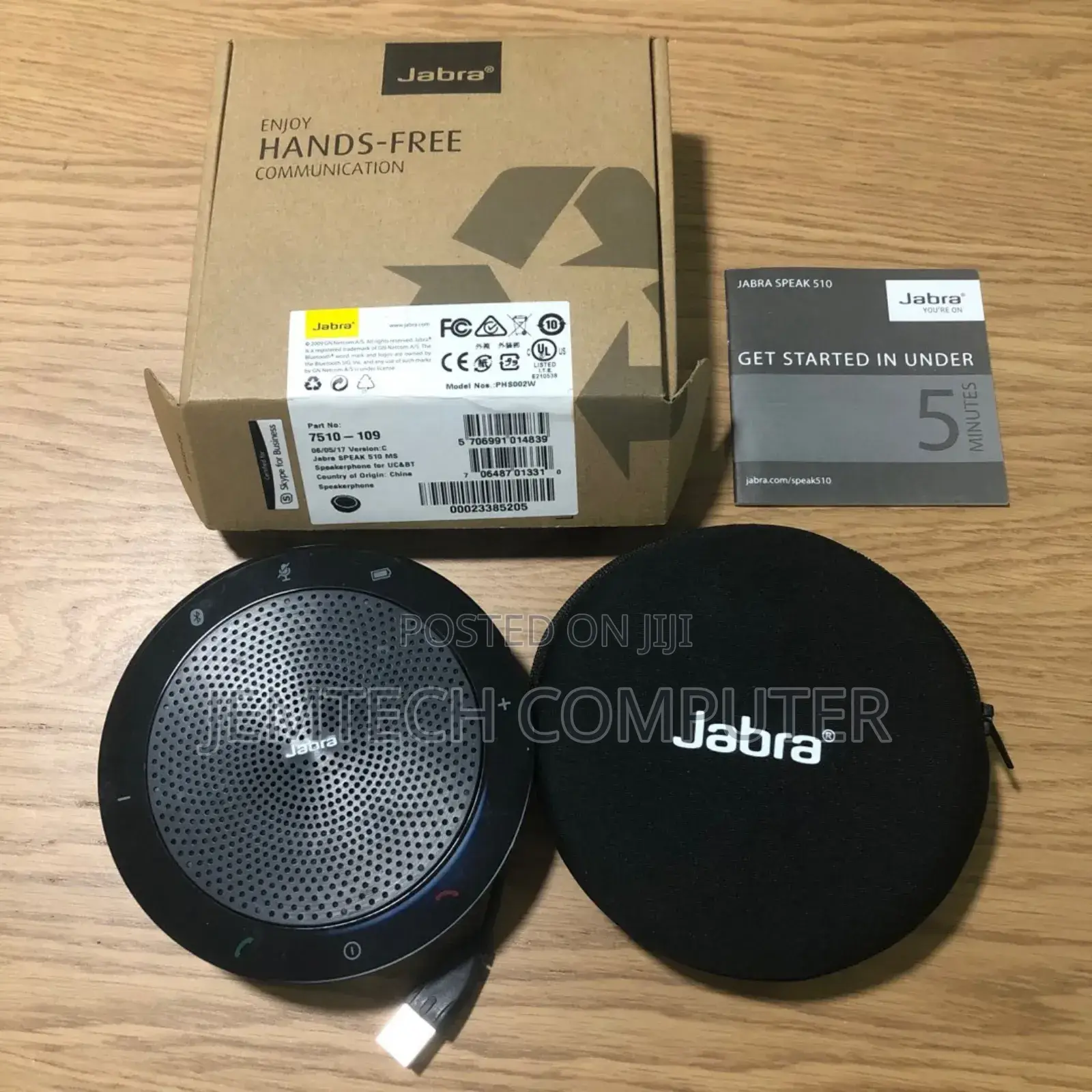 Speak 510+ Ms Jabra Bluetooth Usb Speakerphone Bluetooth Adapter