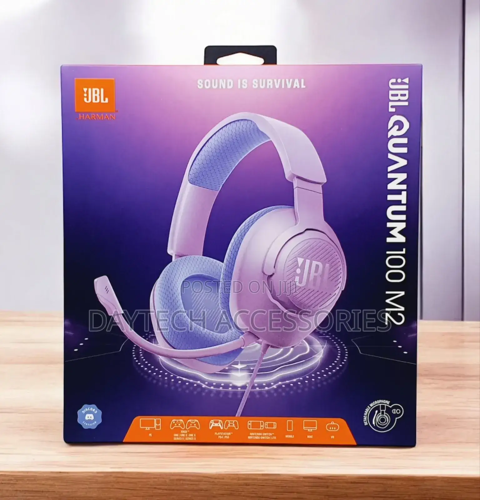 JBL Quantum 100 M2 Over Ear 3.5 Mm Jack Wired Gaming Headset With Mic